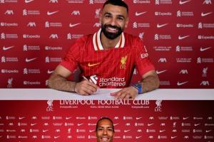 没想到😔33岁萨拉赫34岁范戴克顶薪续约，一人坐板凳一人失误多